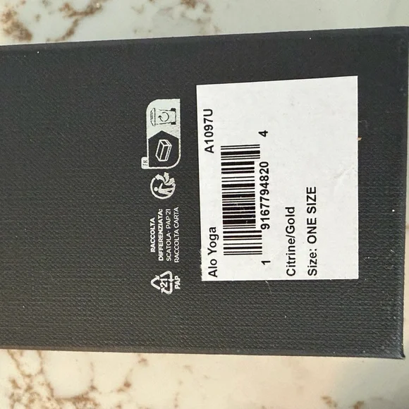 real one of a kind citrine bag charm by alo - Picture 4 of 7